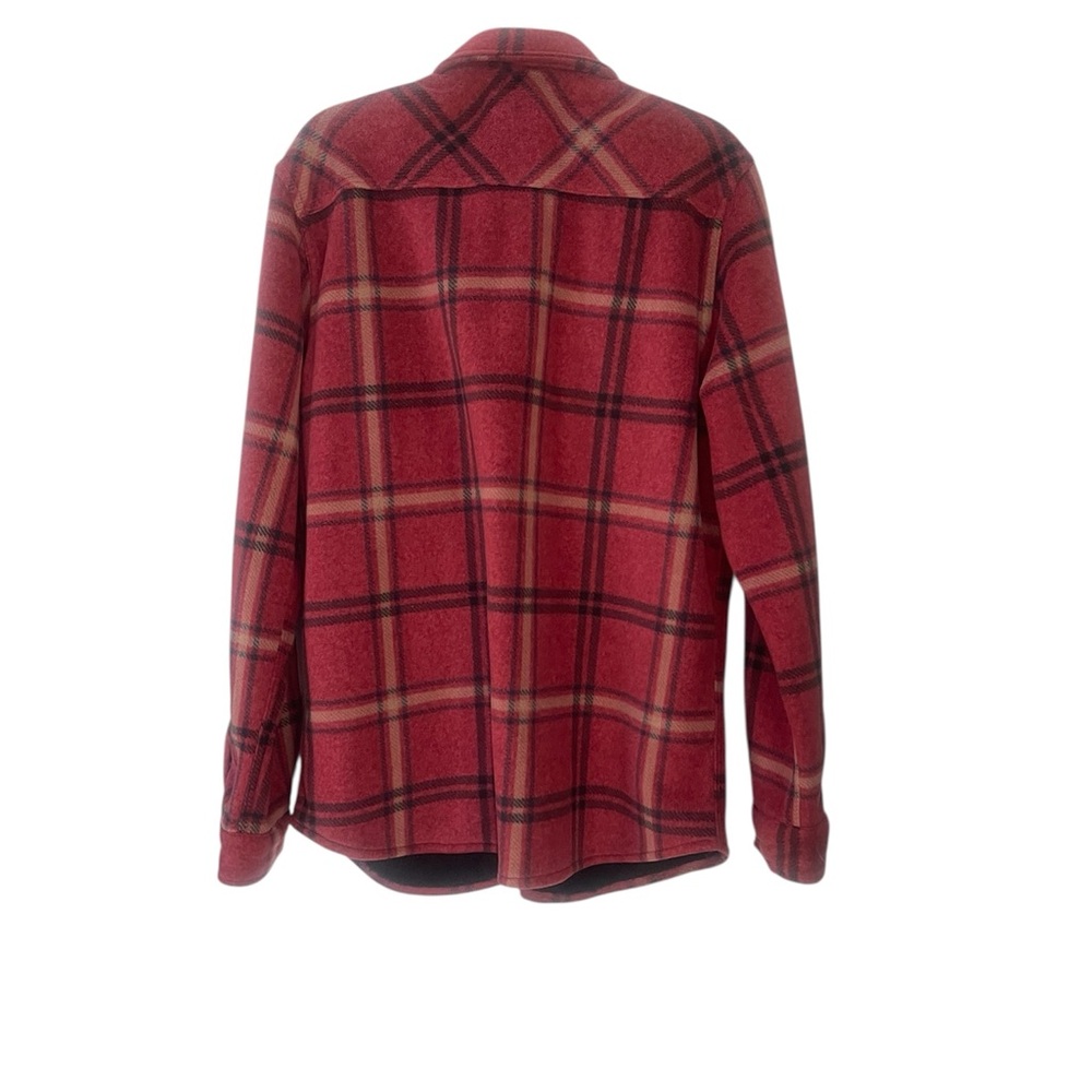 O'Neill Red and Black Plaid Fleece Shirt - Picture 2 of 4